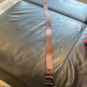 Hollister Brown Leather Men's Belt